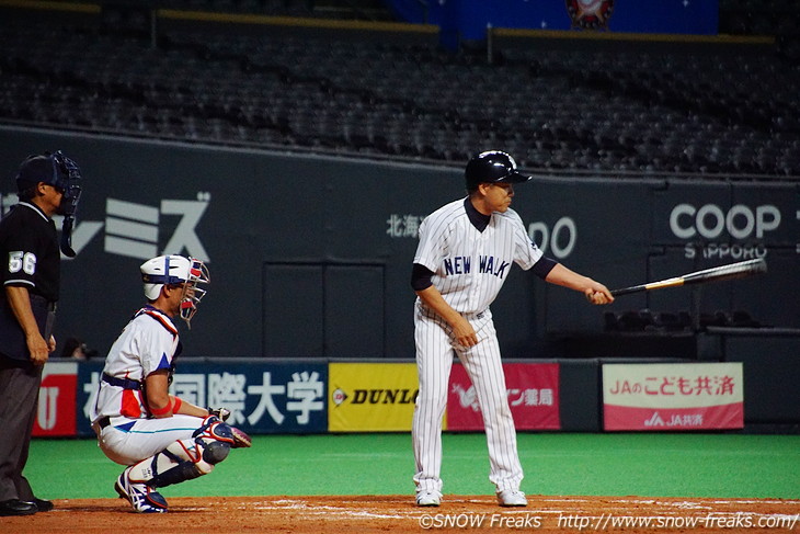 井山敬介さん率いる野球チーム「NEW WALK YANKEES」 vs Brain presents タマキちゃんを応援しよう!!チャリティーゲーム in 札幌ドーム